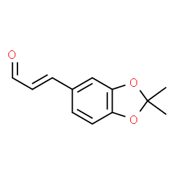 2-Propenal,3-(2,2-dimethyl-1,3-benzodioxol-5-yl)-,(2E)-(9CI) structure
