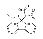 9-(dinitromethyl)-9-ethoxy-9H-fluorene Structure