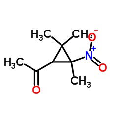 Ethanone, 1-(2,2,3-trimethyl-3-nitrocyclopropyl)- (9CI) structure