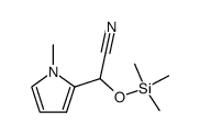 2-(1-methyl-1H-pyrrol-2-yl)-2-((trimethylsilyl)oxy)acetonitrile结构式