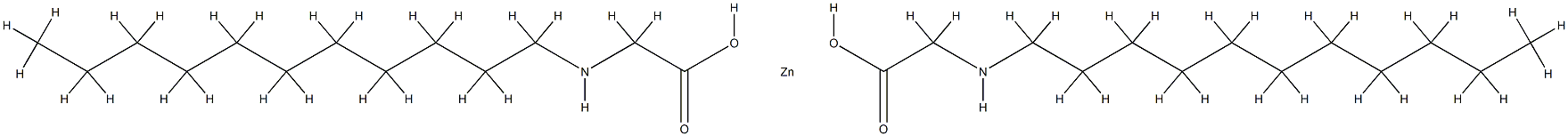 bis(N-undecylglycinato-N,O)zinc结构式