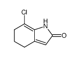 7-chloro-1,4,5,6-tetrahydro-2H-indol-2-one结构式