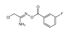 (Z)-2-chloro-N'-((3-fluorobenzoyl)oxy)acetimidamide Structure