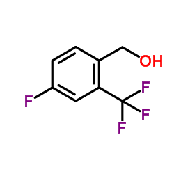 4-Fluoro-2-(trifluoromethyl)benzyl alcohol结构式