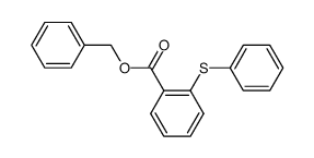 benzyl 2-(phenylthio)benzoate结构式