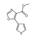 5-(thien-3-yl)-4-methoxycarbonyloxazole Structure