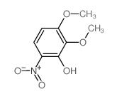 2,3-dimethoxy-6-nitro-phenol结构式