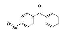 4-arsenoso-benzophenone Structure