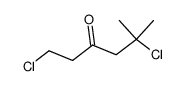 1,5-dichloro-5-methyl-hexan-3-one Structure