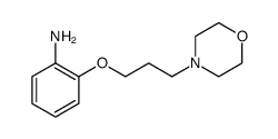 Benzenamine, 2-[3-(4-morpholinyl)propoxy] Structure