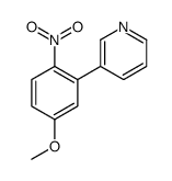3-(5-methoxy-2-nitrophenyl)pyridine Structure