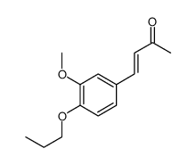 4-(3-methoxy-4-propoxyphenyl)but-3-en-2-one结构式
