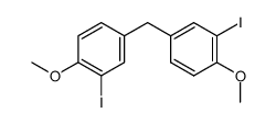 bis-(3-iodo-4-methoxy-phenyl)-methane Structure