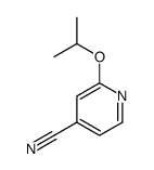 4-Pyridinecarbonitrile, 2-(1-methylethoxy) Structure