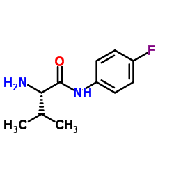 N-(4-Fluorophenyl)-L-valinamide Structure