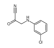 2-(3-chloroanilino)acetyl cyanide Structure