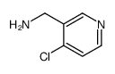 (4-chloropyridin-3-yl)methanamine structure
