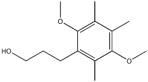 3-(2,5-dimethoxy-3,4,6-trimethylphenyl)propan-1-ol Structure