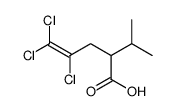 4,5,5-trichloro-2-propan-2-ylpent-4-enoic acid结构式