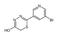 2-(5-bromopyridin-3-yl)-4H-1,3,4-thiadiazin-5-one Structure