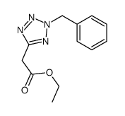 ethyl 2-(2-benzyltetrazol-5-yl)acetate结构式