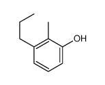 2-methyl-3-propylphenol Structure