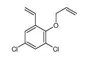 1,5-dichloro-3-ethenyl-2-prop-2-enoxybenzene结构式
