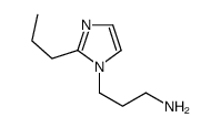 3-(2-propylimidazol-1-yl)propan-1-amine结构式