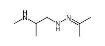 [2-(N'-Isopropylidene-hydrazino)-1-methyl-ethyl]-methyl-amine结构式