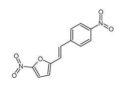 (E)-2-(4-Nitrophenyl)-1-(5-nitro-2-furyl)ethylene Structure