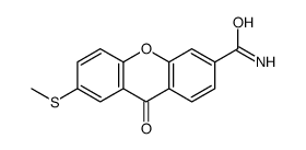 7-methylsulfanyl-9-oxoxanthene-3-carboxamide结构式