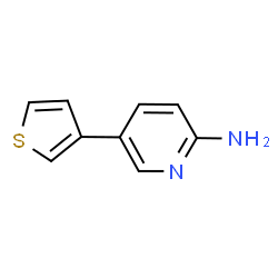 5-(噻吩-3-基)吡啶-2-胺结构式