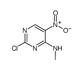 2-氯-N-甲基-5-硝基-4-氨基嘧啶结构式