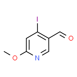 4-iodo-6-methoxynicotinaldehyde structure