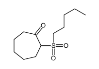 2-pentylsulfonylcycloheptan-1-one Structure