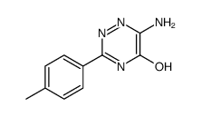 6-amino-3-(4-methylphenyl)-2H-1,2,4-triazin-5-one结构式
