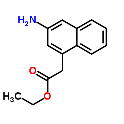 Ethyl (3-amino-1-naphthyl)acetate Structure