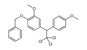 2-methoxy-1-phenylmethoxy-4-[2,2,2-trichloro-1-(4-methoxyphenyl)ethyl]benzene Structure