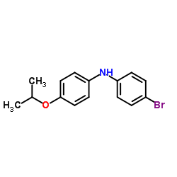 4-Bromo-N-(4-isopropoxyphenyl)aniline结构式