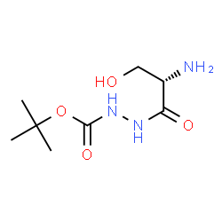 Serine, 2-carboxyhydrazide, tert-butyl ester (7CI) structure