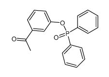 3-acetylphenyl diphenylphosphinate Structure