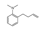 2-(But-3-en-1-yl)-N,N-dimethylaniline结构式