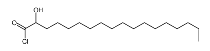 2-hydroxyoctadecanoyl chloride Structure