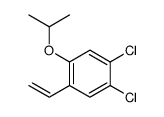 1,2-dichloro-4-ethenyl-5-propan-2-yloxybenzene结构式