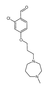 2-Chloro-4-[3-(4-methyl-[1,4]diazepan-1-yl)-propoxy]-benzaldehyde结构式