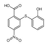 2-(2-hydroxyphenyl)sulfanyl-4-nitrobenzoic acid结构式