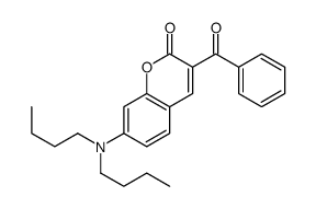 3-benzoyl-7-(dibutylamino)chromen-2-one结构式