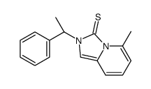 5-methyl-2-[(1S)-1-phenylethyl]imidazo[1,5-a]pyridine-3-thione Structure