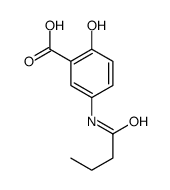 5-(butanoylamino)-2-hydroxybenzoic acid Structure