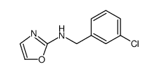 2-Oxazolamine, N-[(3-chlorophenyl)methyl]结构式